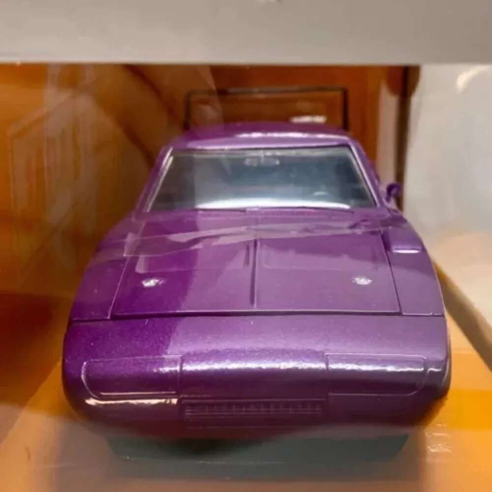 Jada Big Time Muscle 1969 Dodge Charger Daytona‎ 1:24 Purple Die-cast Model Car